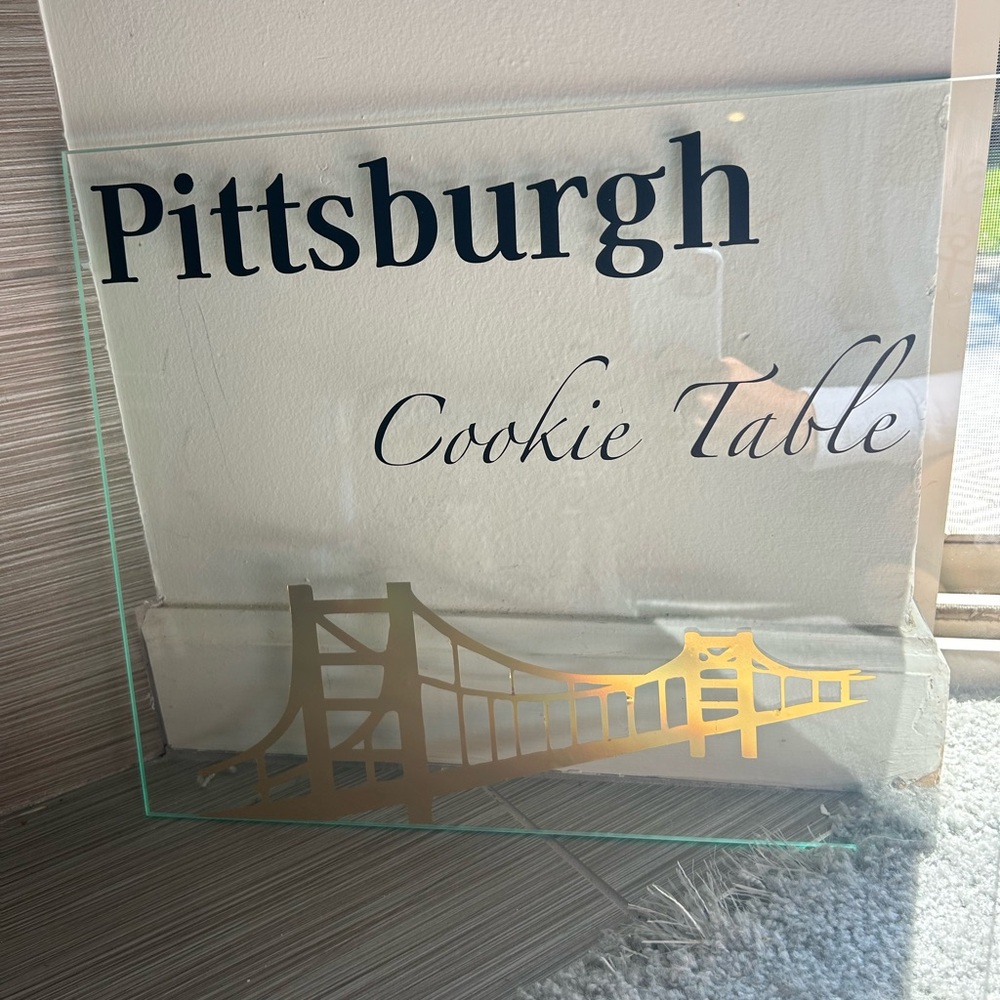 Pittsburgh Cookie Table Sign